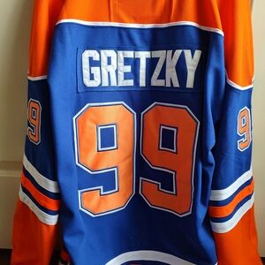 Wayne Gretzky Oilers Mitchell & Ness Vintage Hockey Jersey